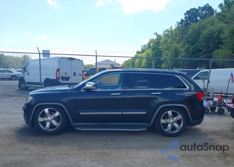 2012 Jeep Grand Cherokee Overland z USA, uszkodzony, nr VIN 1C4RJFCT4CC192264